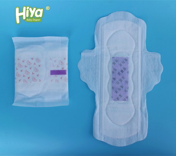 oem high absorbent cotton lady carefree sanitary napkin with nagetive ion